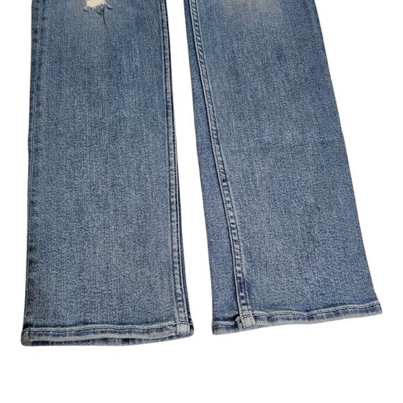 Mother High Waisted Rider Skimp Jeans Women's Size 27 Tripping Twice Distressed - Picture 5 of 9